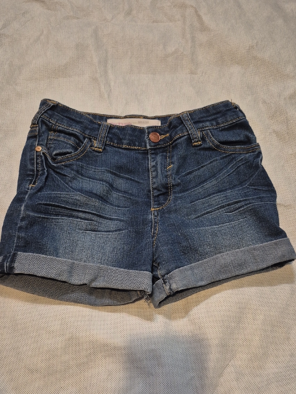 Epic Threads Dark Blue Rolled Cuff Denim Shorts